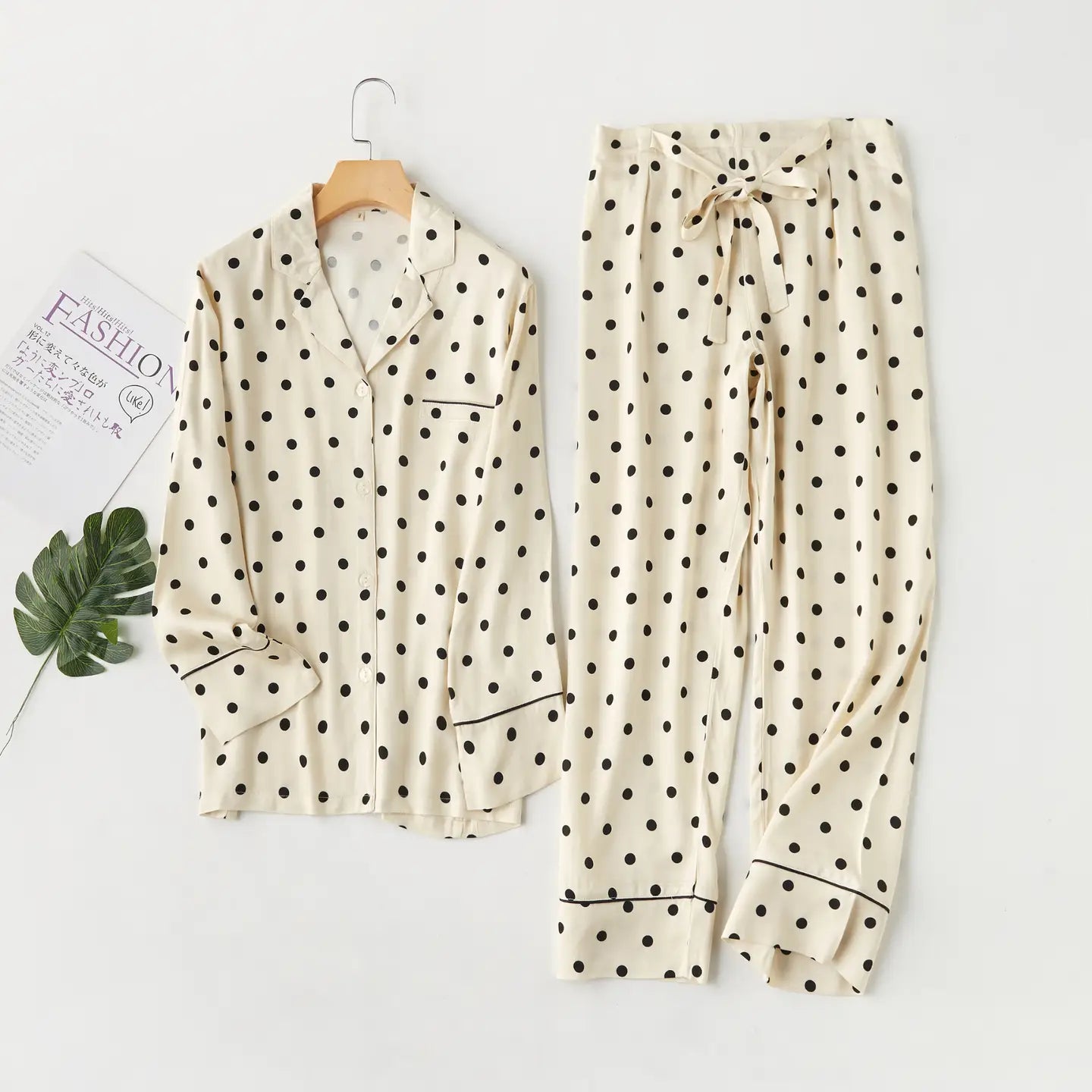Classic Polka Dot Pajama Set