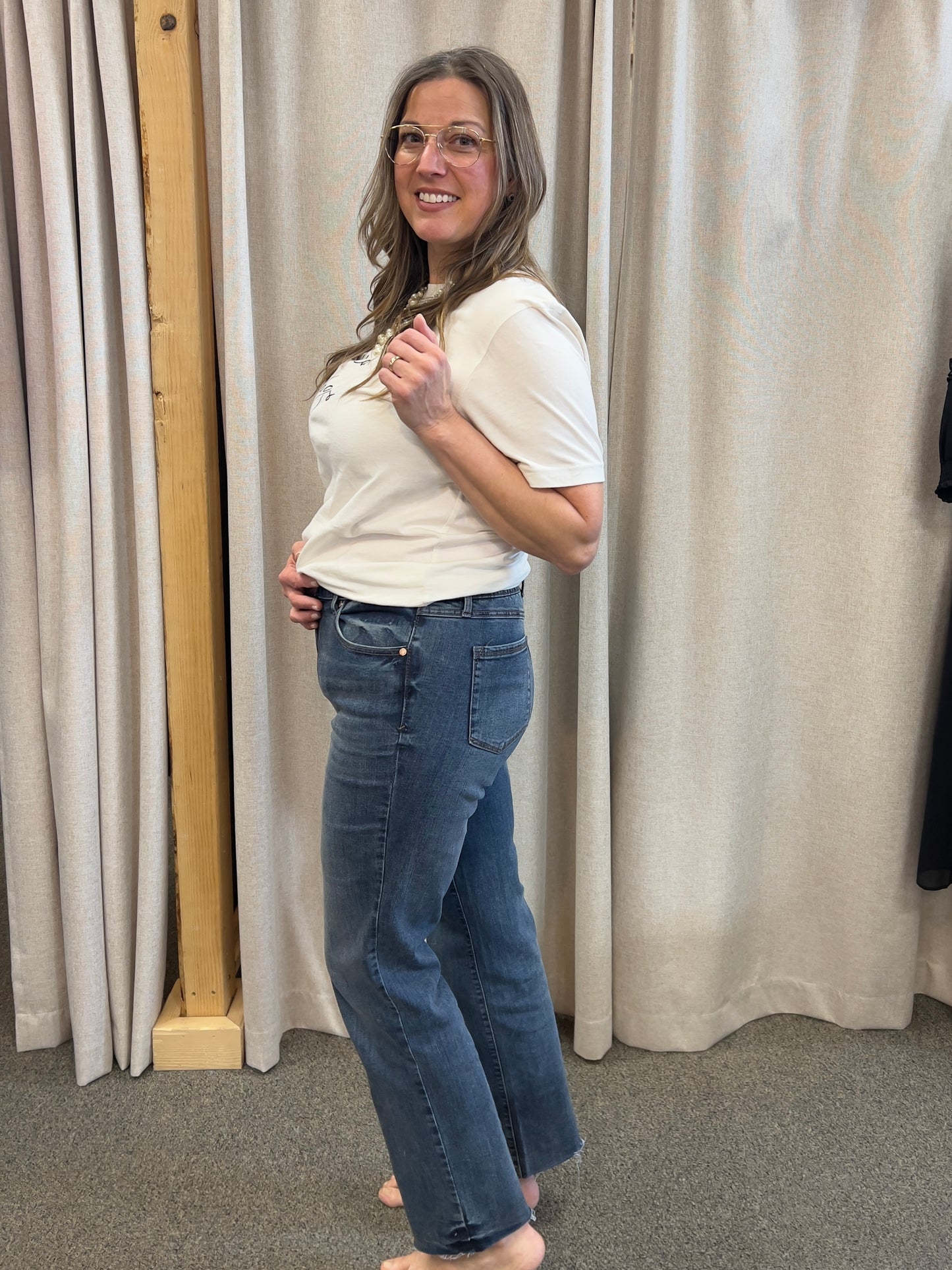 Straight w/magic waistband 30"