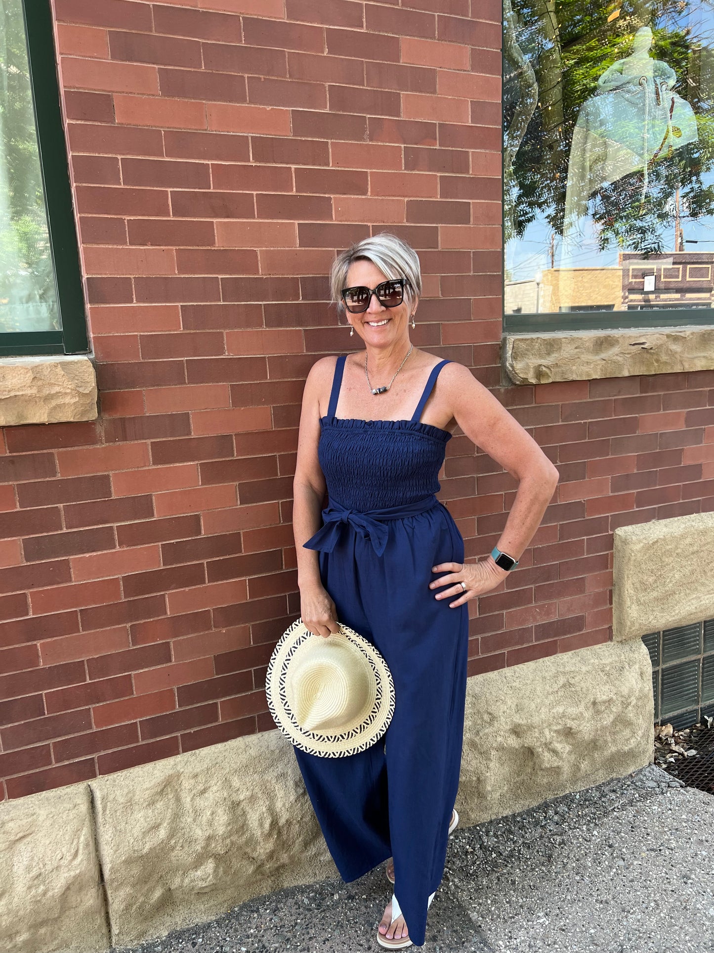 KT41347 Marisa Jumpsuit Navy