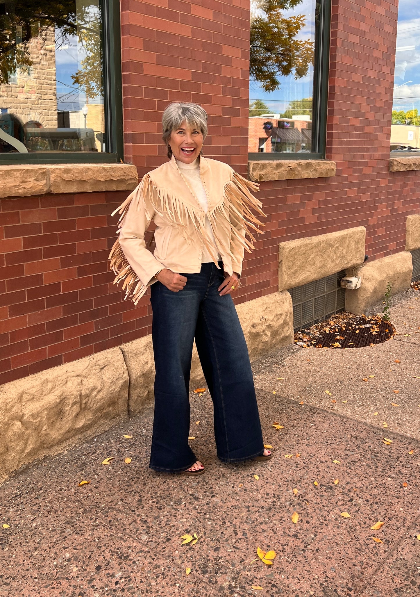 High rise wide leg Lennox