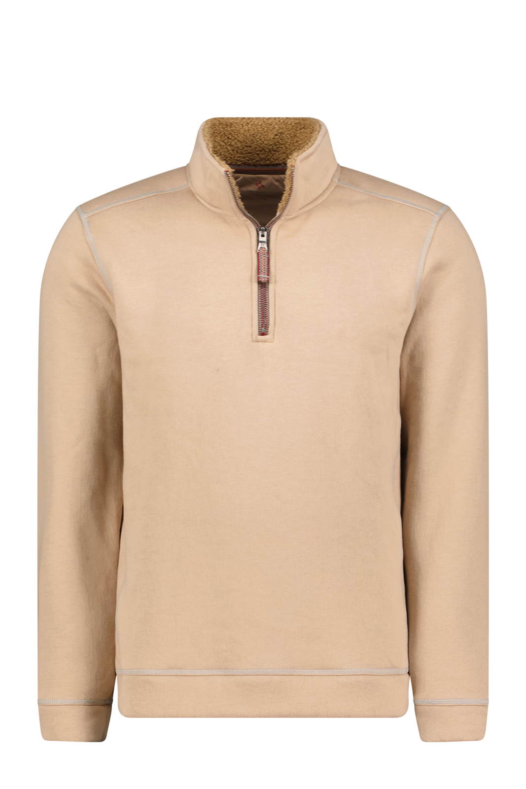 D1M69BKF 1/4 Zip Pullover Camel
