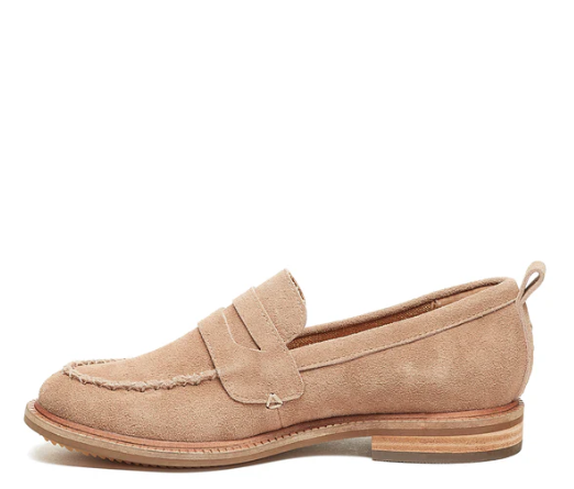 Lens Almond Suede Loafers