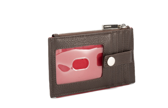 210 West Wallet Espresso Pebble