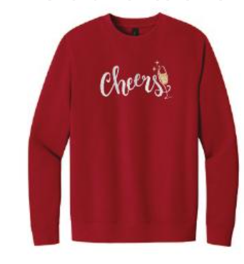Cheers Classic Red Sweatshirt