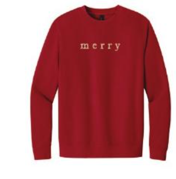 Merry Classic Red Sweatshirt