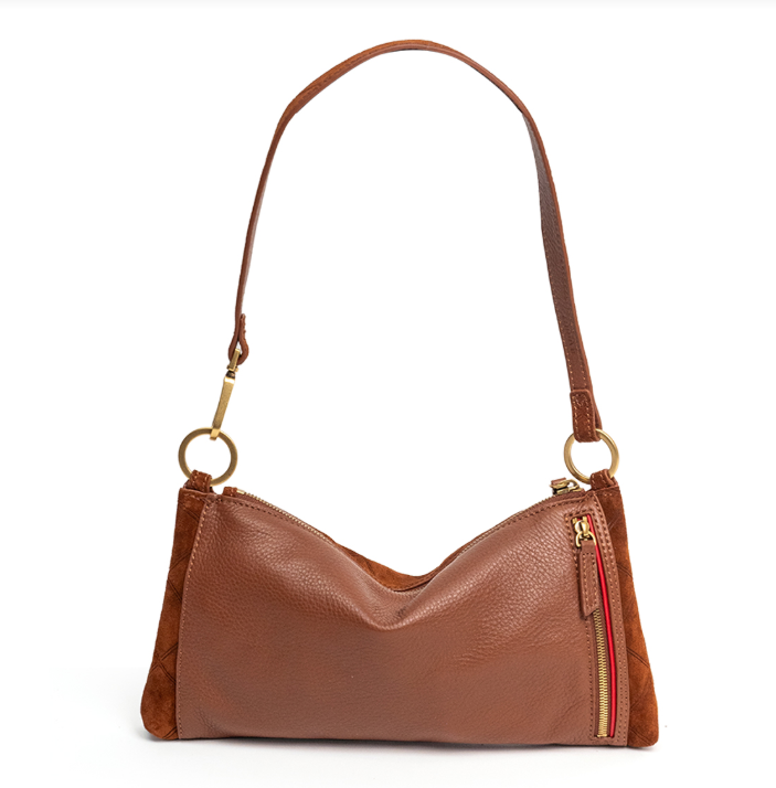 Kyle Med Chocolate Diamond Suede