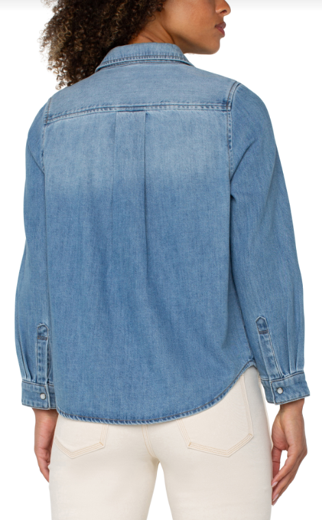 button down shirt w pocket