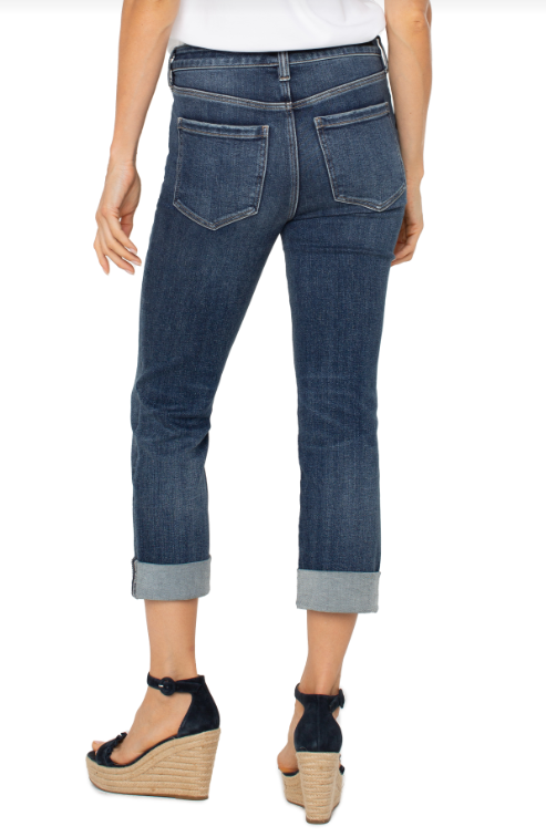 Charlie Crop Wide Rolled Cuff 24"