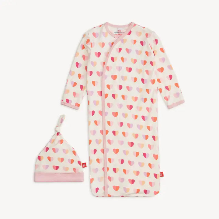 PInk XO Modal gown and hat