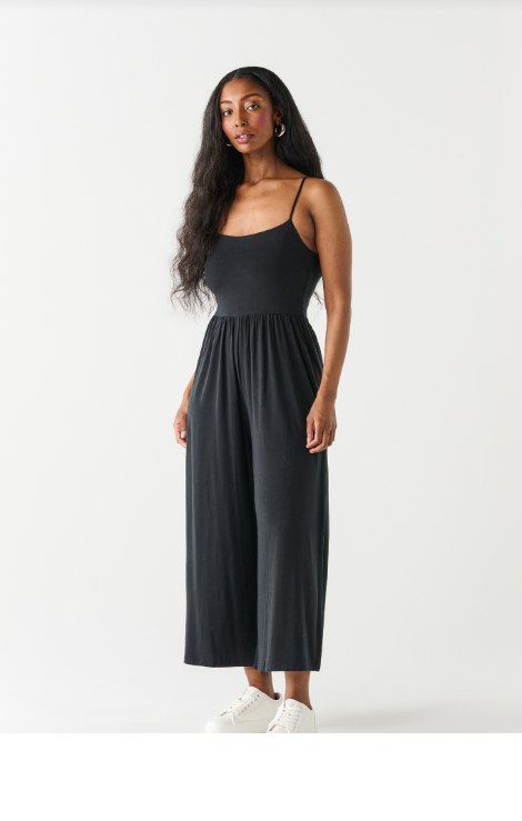 Wide Leg Jumpsuit Black