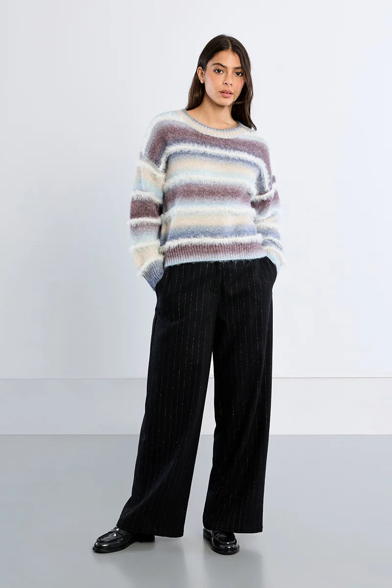 LAL740EH Knitted Sweater - Mauve