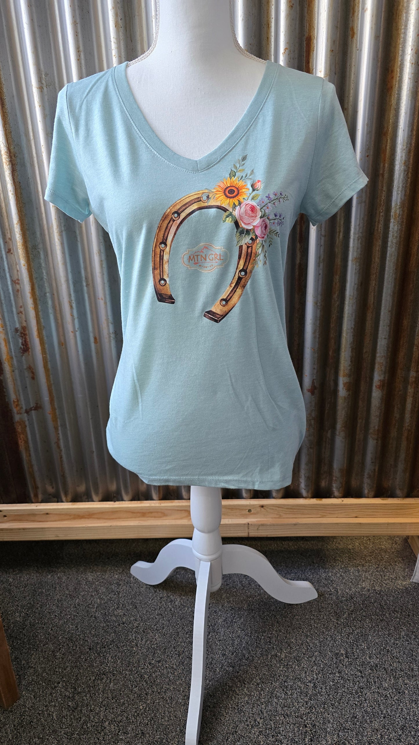 Floral Horseshoe Hthr D. Sage