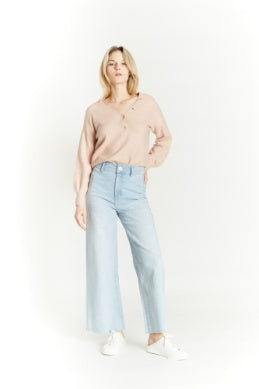 High Rise Wide Leg Jean