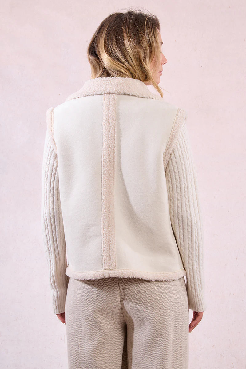 T2132DH Woven Sheepskin Vest