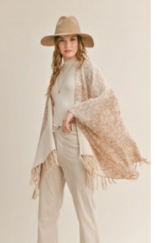 Fringe Cardigan Ginger