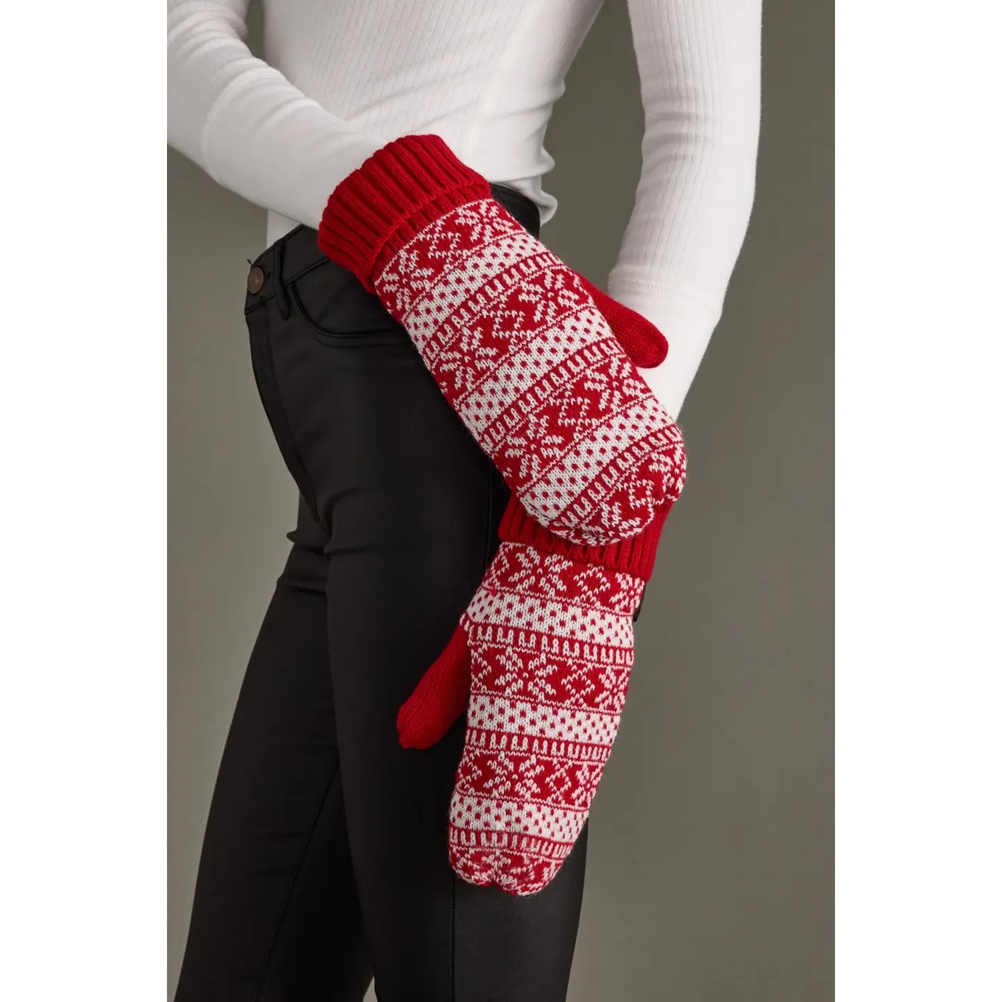 Patterned Mittens