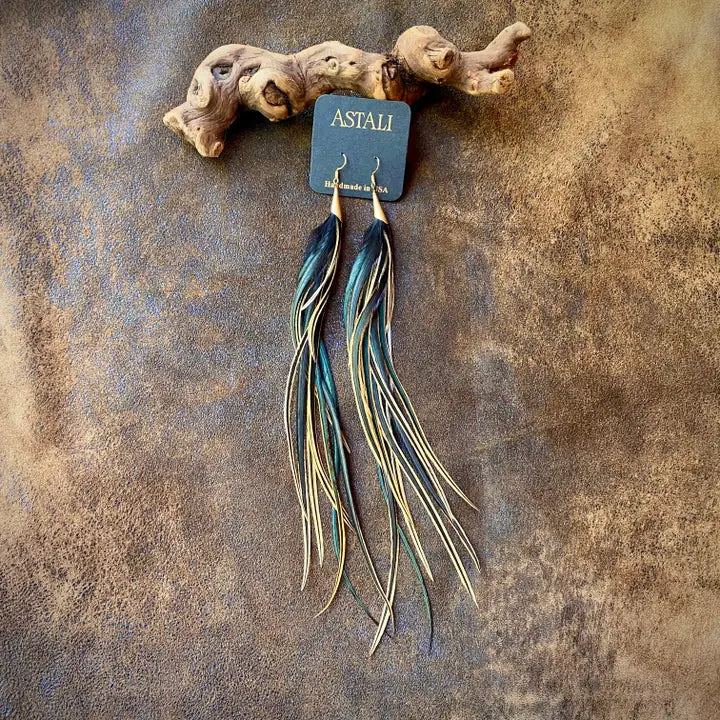 E1162J Long Feather Golden Western