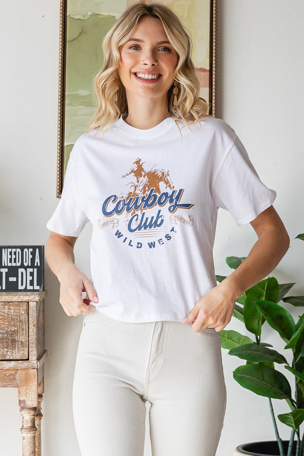 T960VP63 Cowboy Thermal Wild West Tee