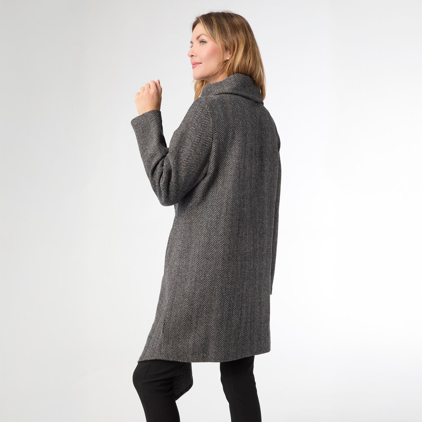 2539157A Billy Herringbone Cardigan