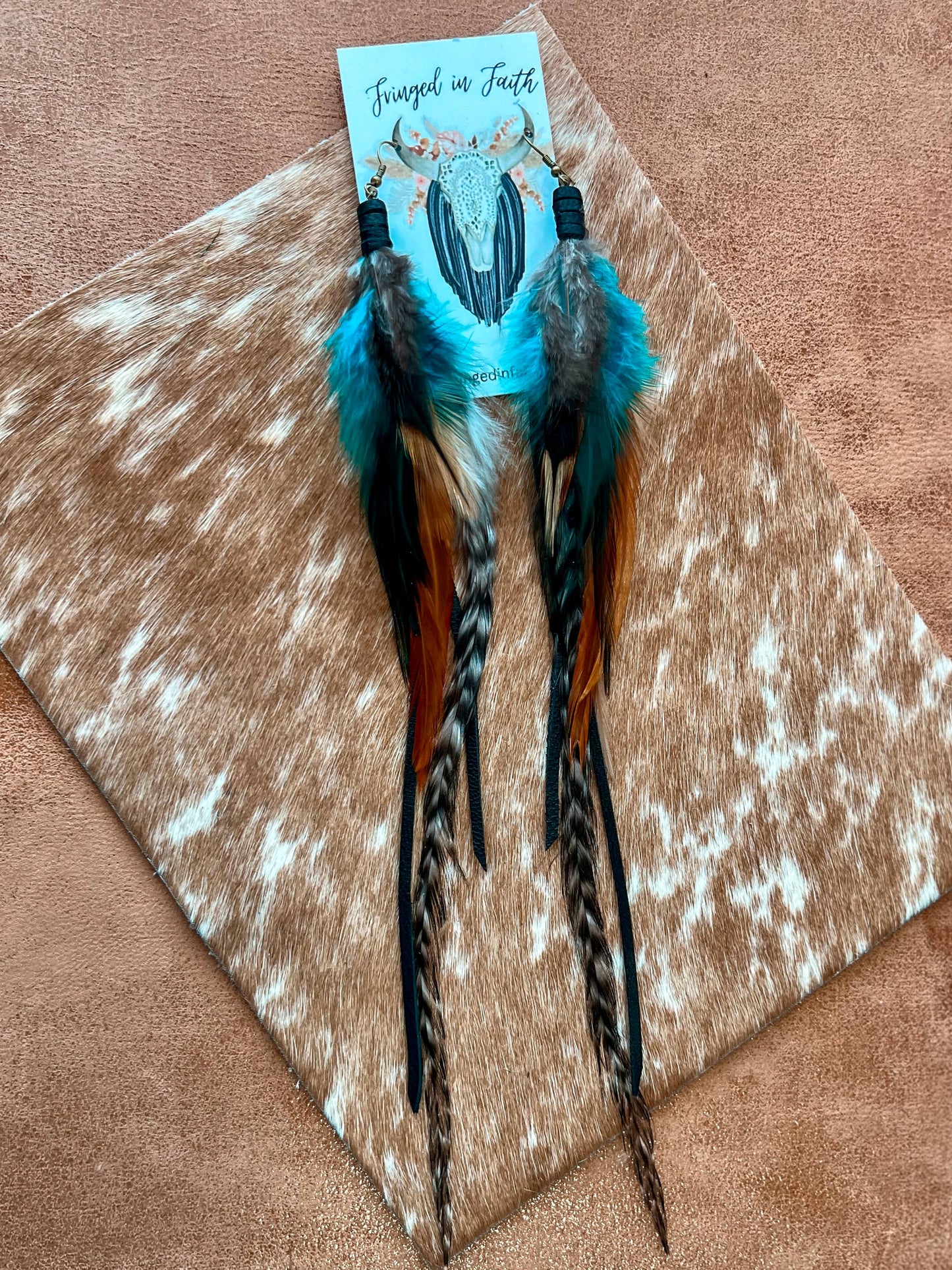 Fringed In Faith - Willow Creek Feather Earring
