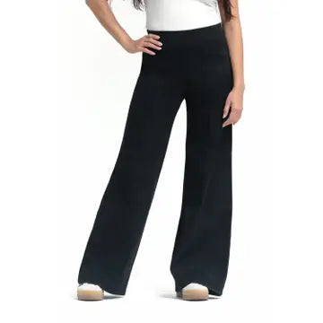32" Pull on Wide Leg Jean w/ Seams