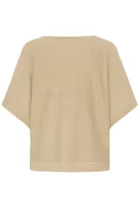 v-neck short sleeve knit pullover