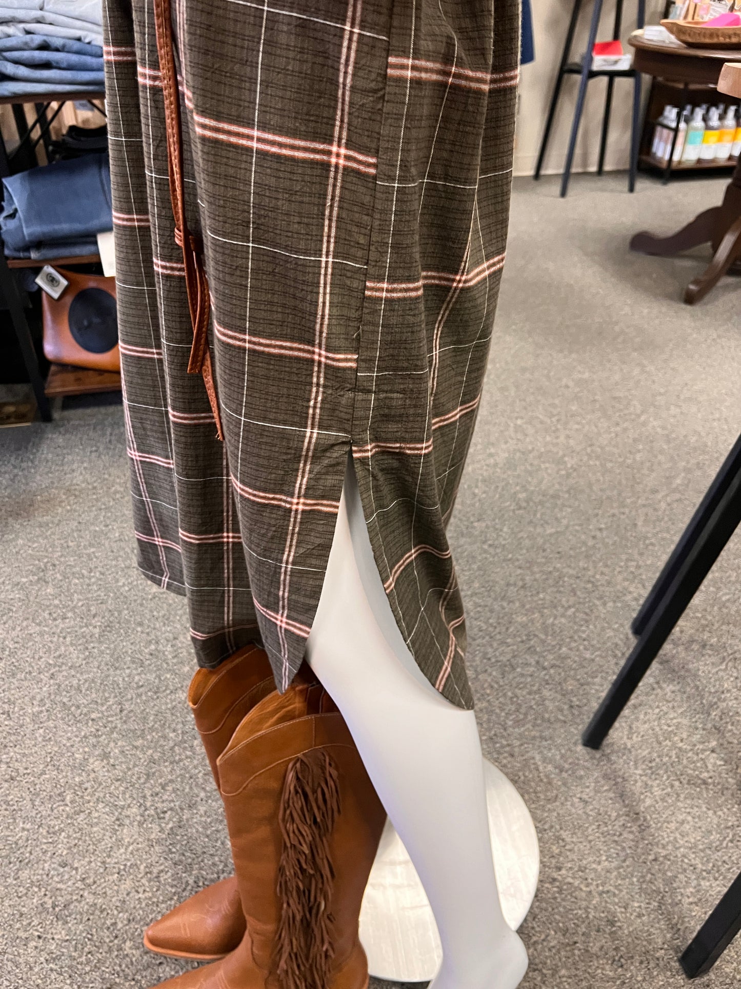 Triana Plaid Dress