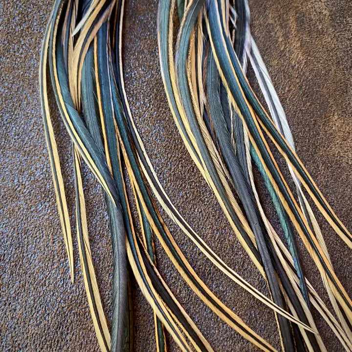 E1162J Long Feather Golden Western