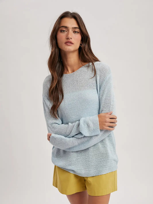 WL25-11893 LT Sweater Top Cloud