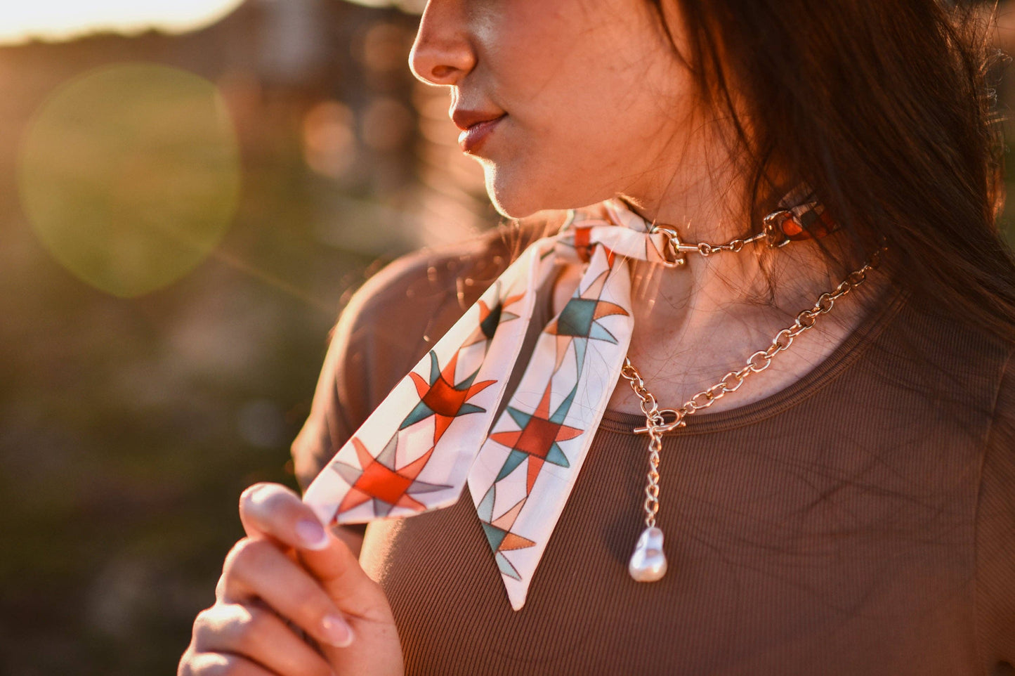 Snaffle Bit Twilly Scarf Slide