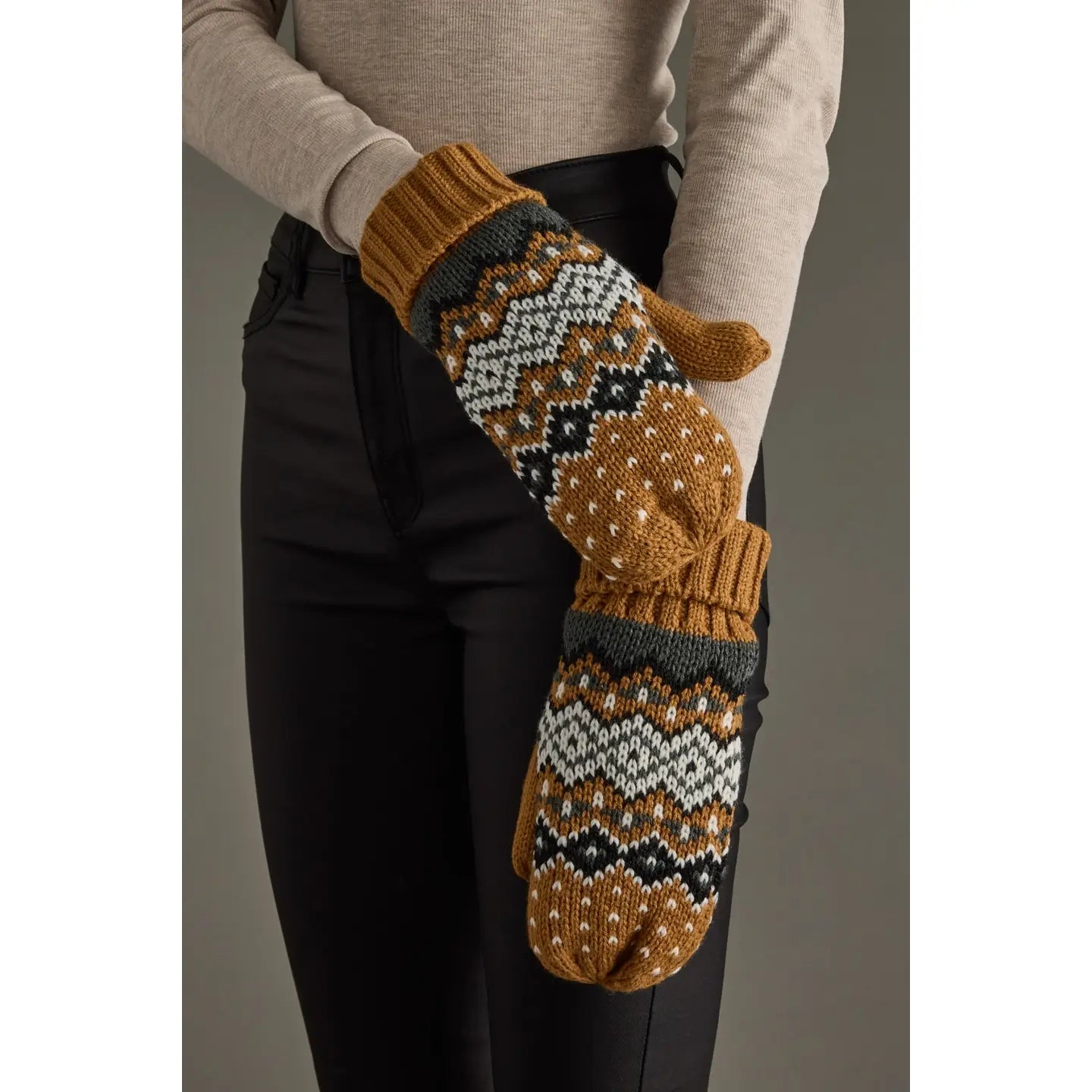 Patterned Mittens