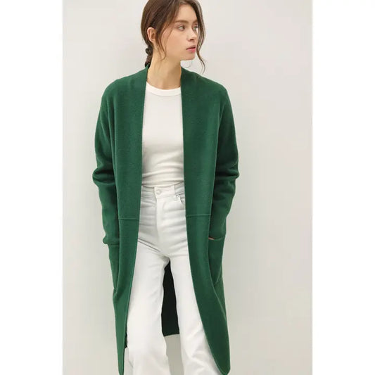 Sleek Coatigan w/ Pockets