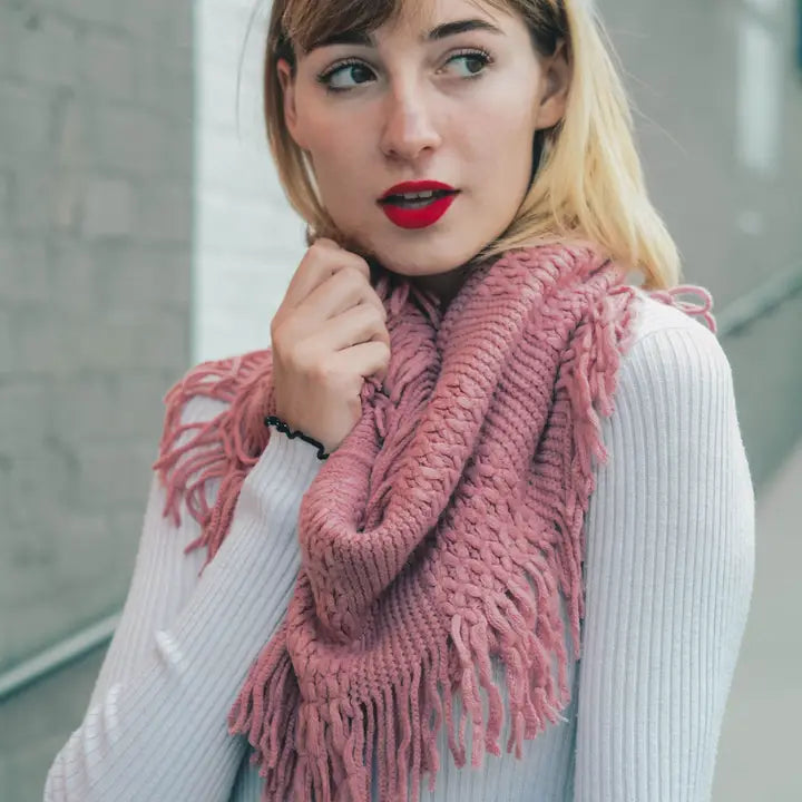 Fringe Infinity Scarf