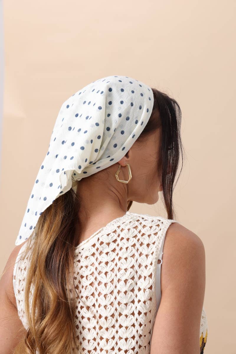 Boho Printed Neck Scarf – Lightweight & Breathable