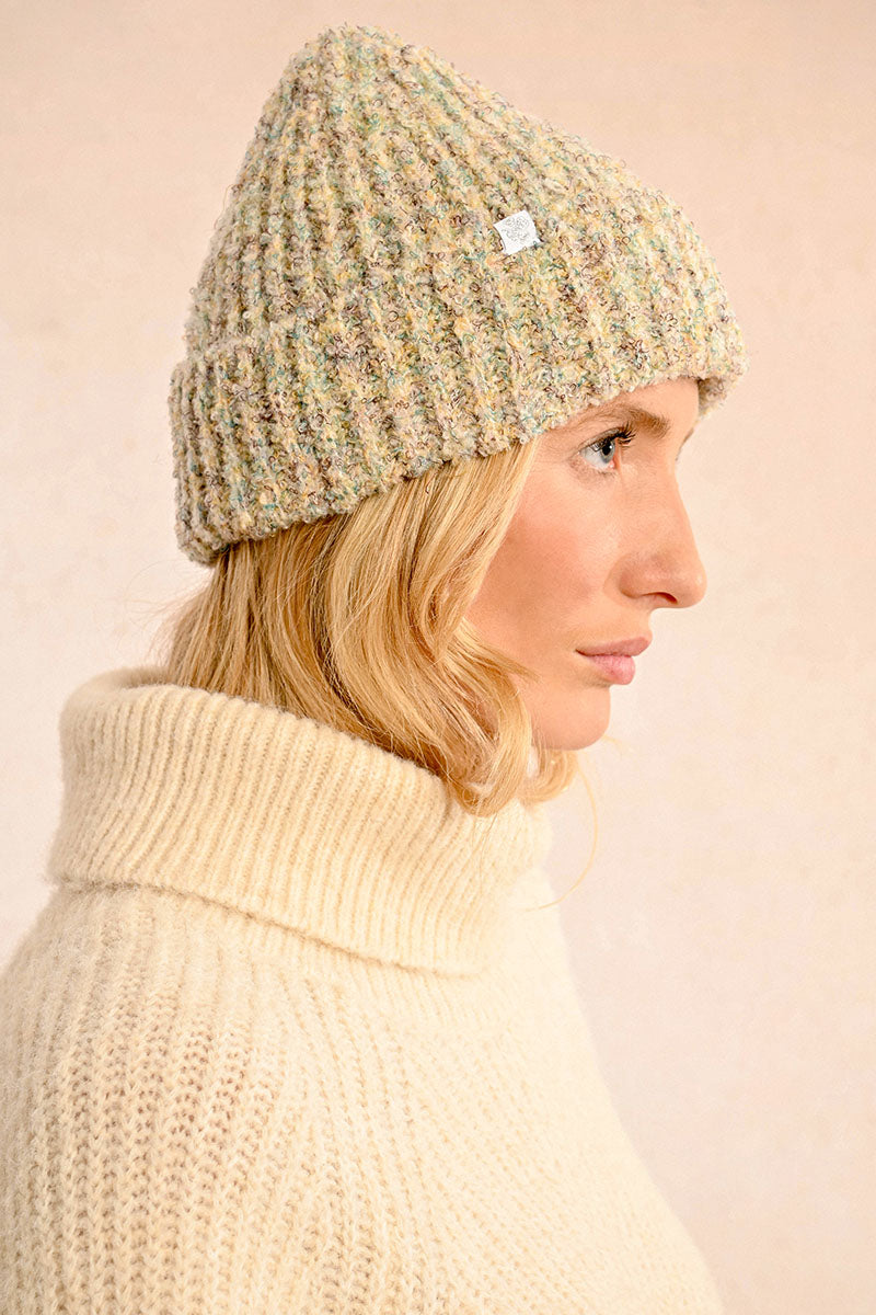 B297CH Knitted Hat Off White