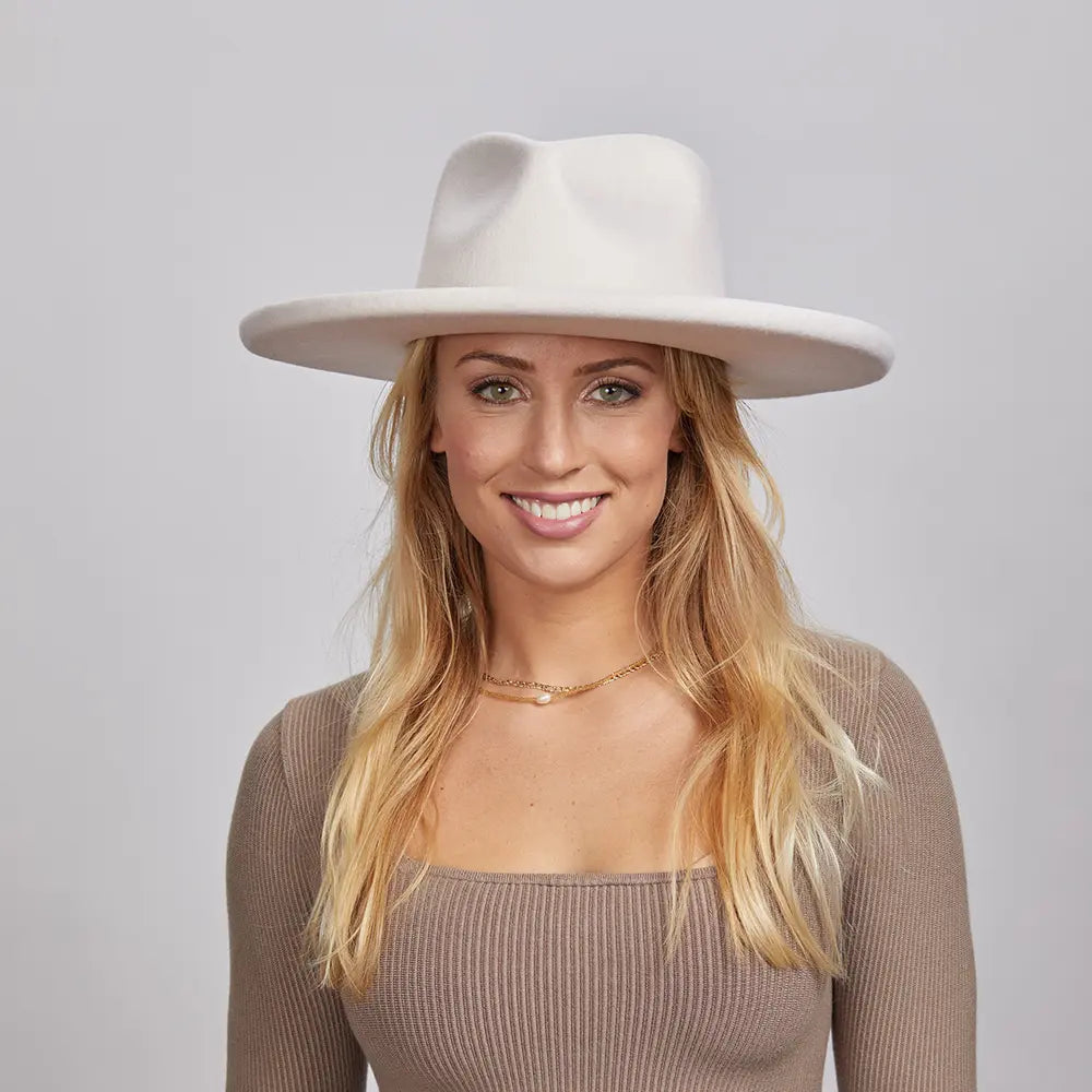Hudson Fedora White