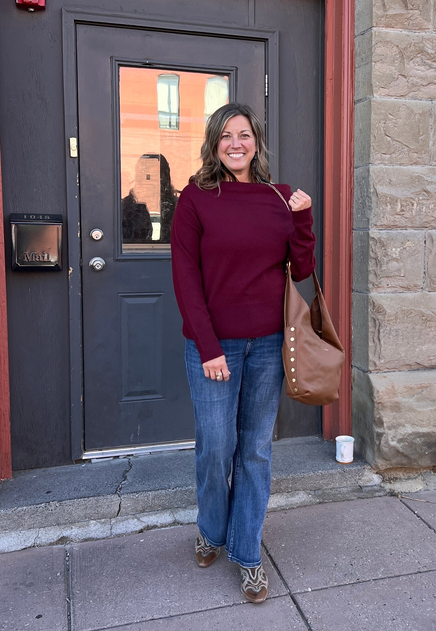 Off Shoulder Sweater