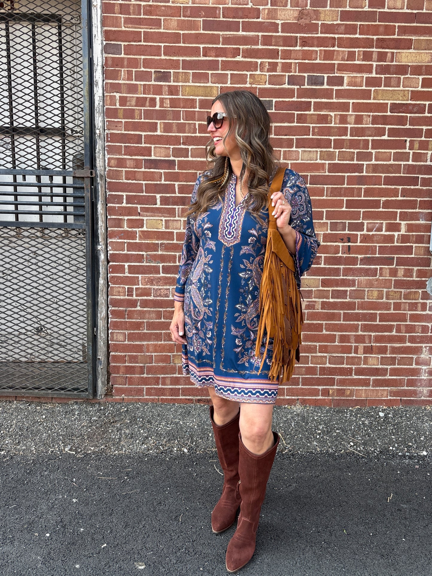 3/4 SLEEVE DRESS