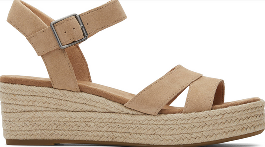 Audrey Sandal Honey Suede