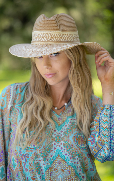 Ola Straw Hat Taupe