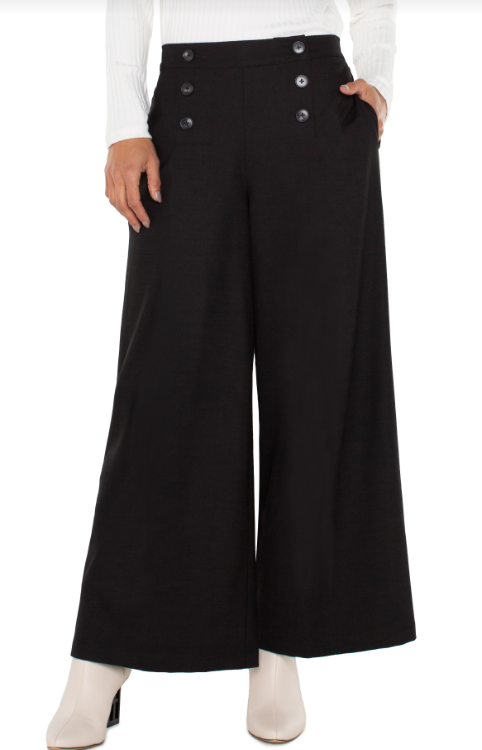 sailor wide leg 28" black