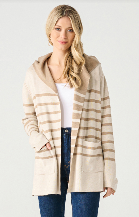 2427257 LS Reversible Hooded Cardigan