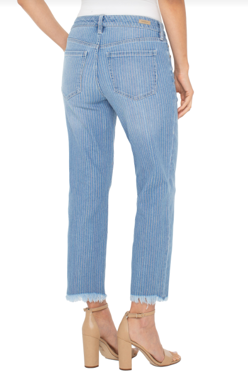 liv non skinny skinny fray hem
