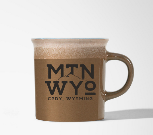 MTN WYO Brown Mug