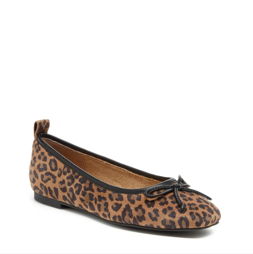 Frankie Leopard Ballet Flats