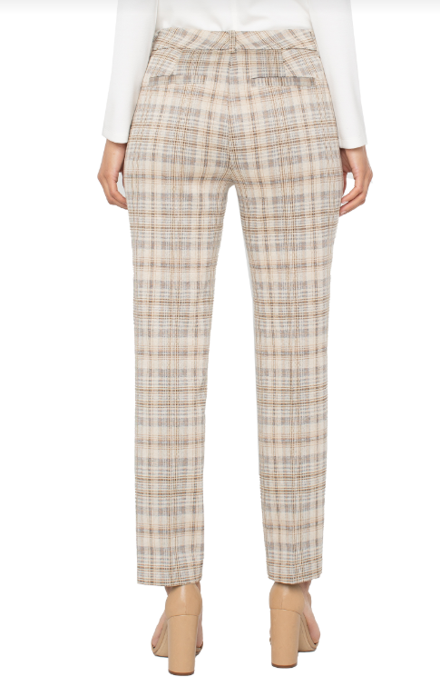 high rise kelsey trouser kh/crm cmpbl pl