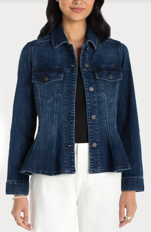 fit and flare trucker jacket delacey