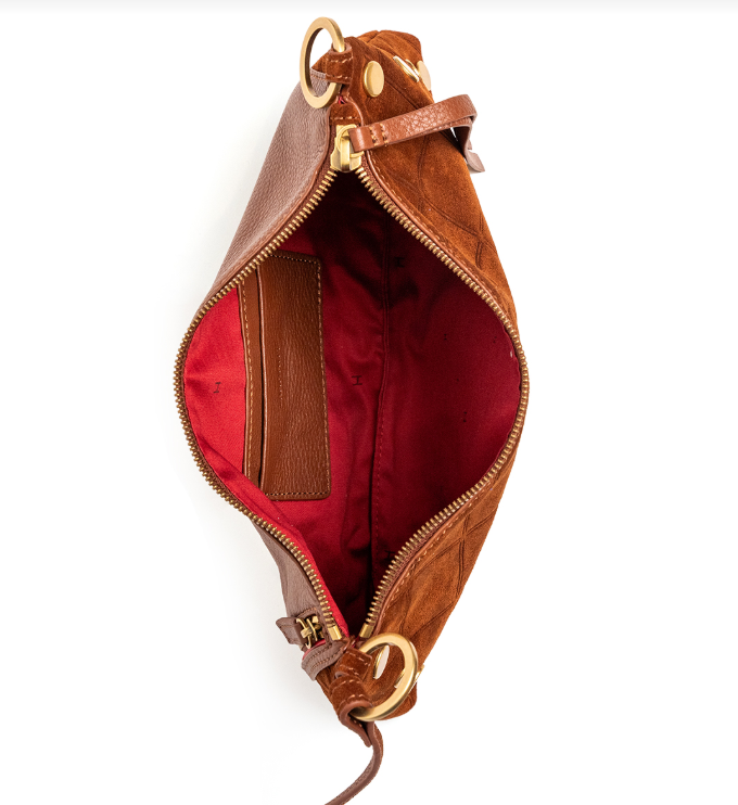 Kyle Med Chocolate Diamond Suede