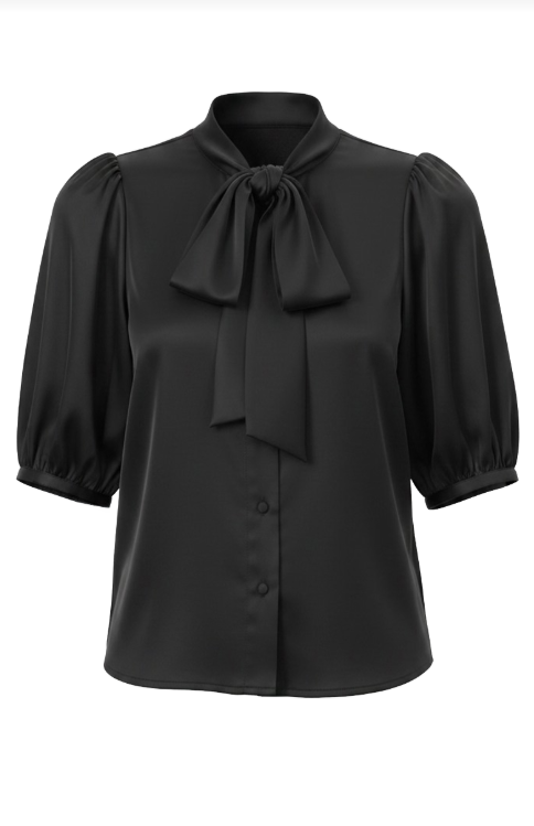 Elbow Length Puff Sleeve Top