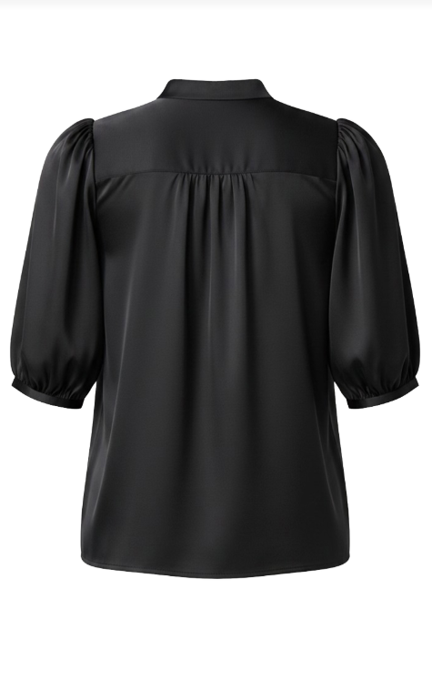 Elbow Length Puff Sleeve Top